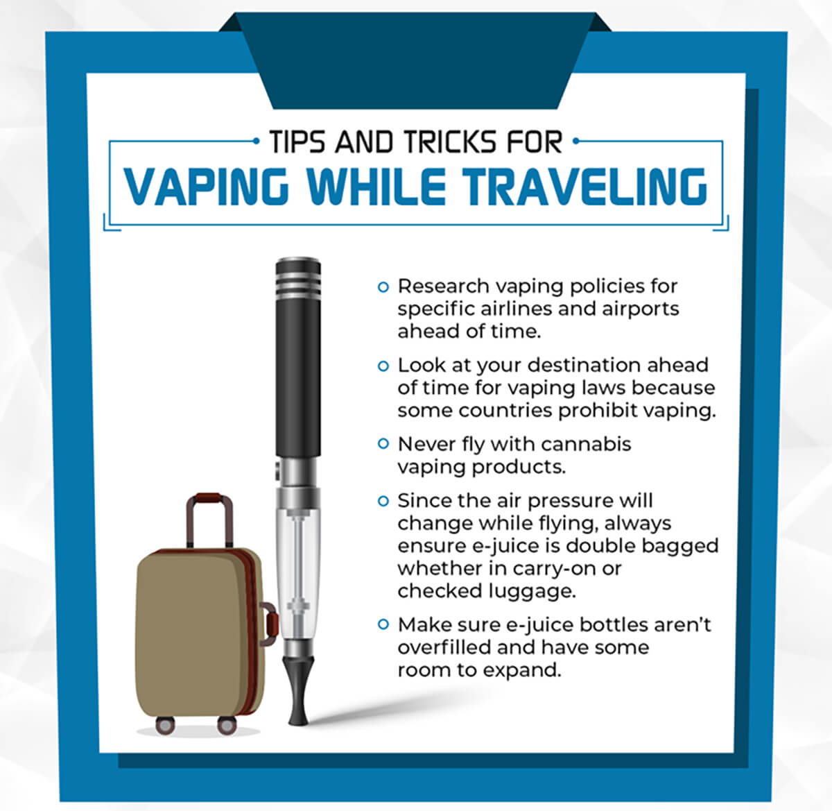 Can I Bring My Vape Pen on a Plane?: Clear Skies Ahead