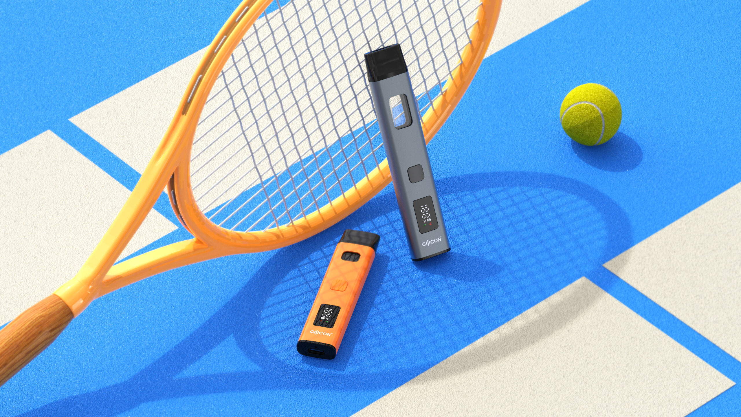 DELI 1 Pro: Empty Digit Screen Display Vape Pen Hardware