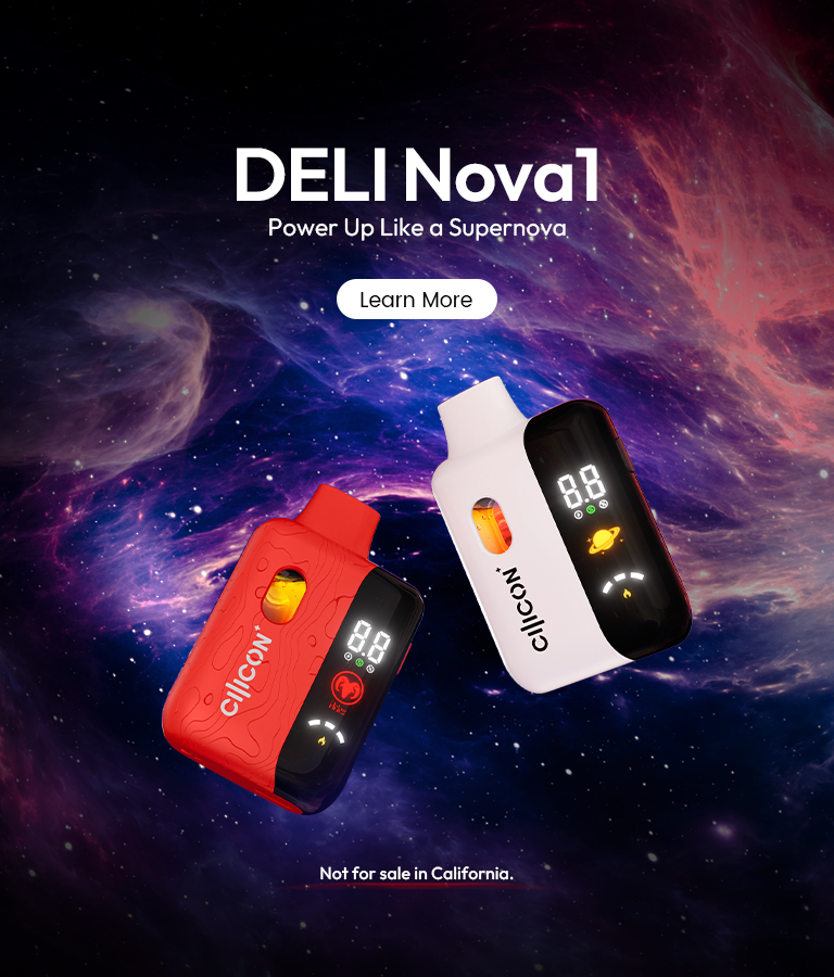 DELI Nova 1 – Empty Disposable Postless Screen Vape Box mobile