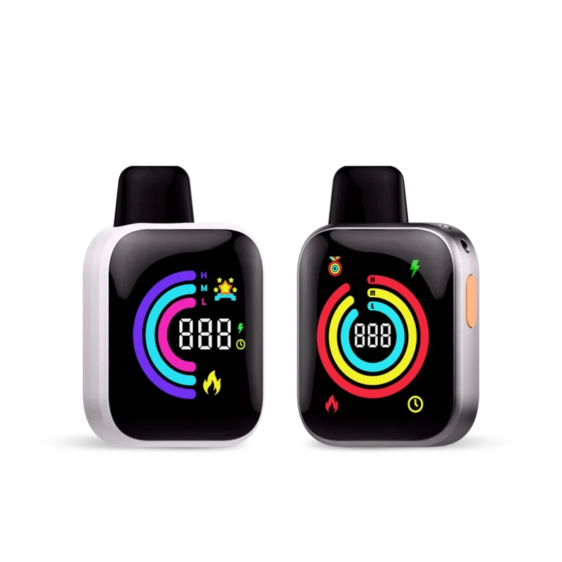 WATCHA: Postless Disposable Vape Hardware with Screen