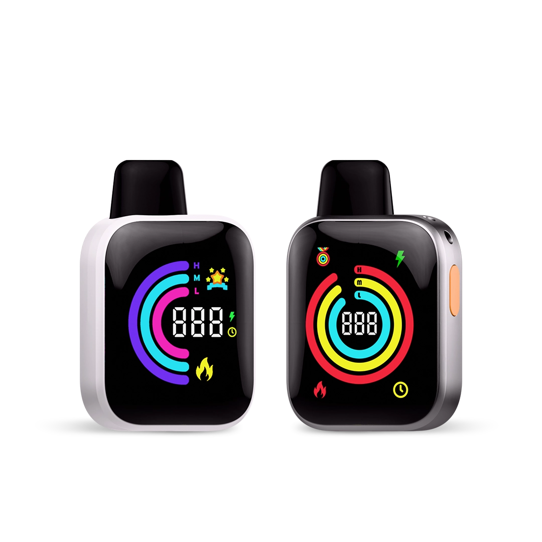 WATCHA: Postless Disposable Vape Hardware with Screen